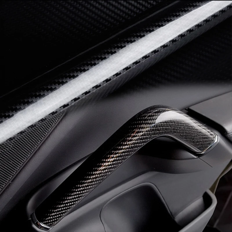 Wholesale USA Quality Glossy Black Carbon Fiber Material Roll Vinyl Wrap Film Roll TPU Color PPF Film Car Color Change Film