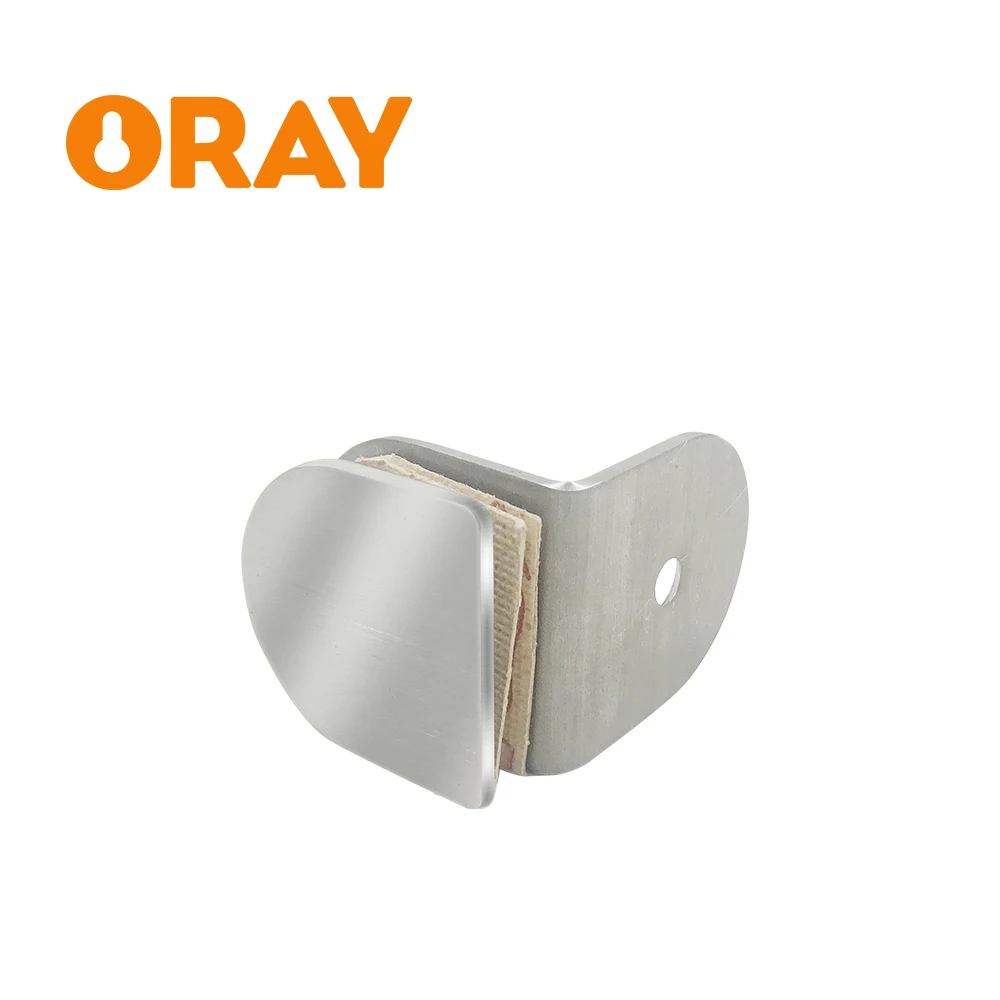 Manufacturer 90 Degree Clip Corner 8-12mm Glass Holding Shower Screen Fixing Bracket Bathroom Door Clamp