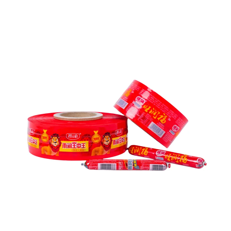 China Manufacturer Artificial Plastic Nylon  Sausage Casing For   Sausage packaging Ham Chicken Beef  Pork Sausage