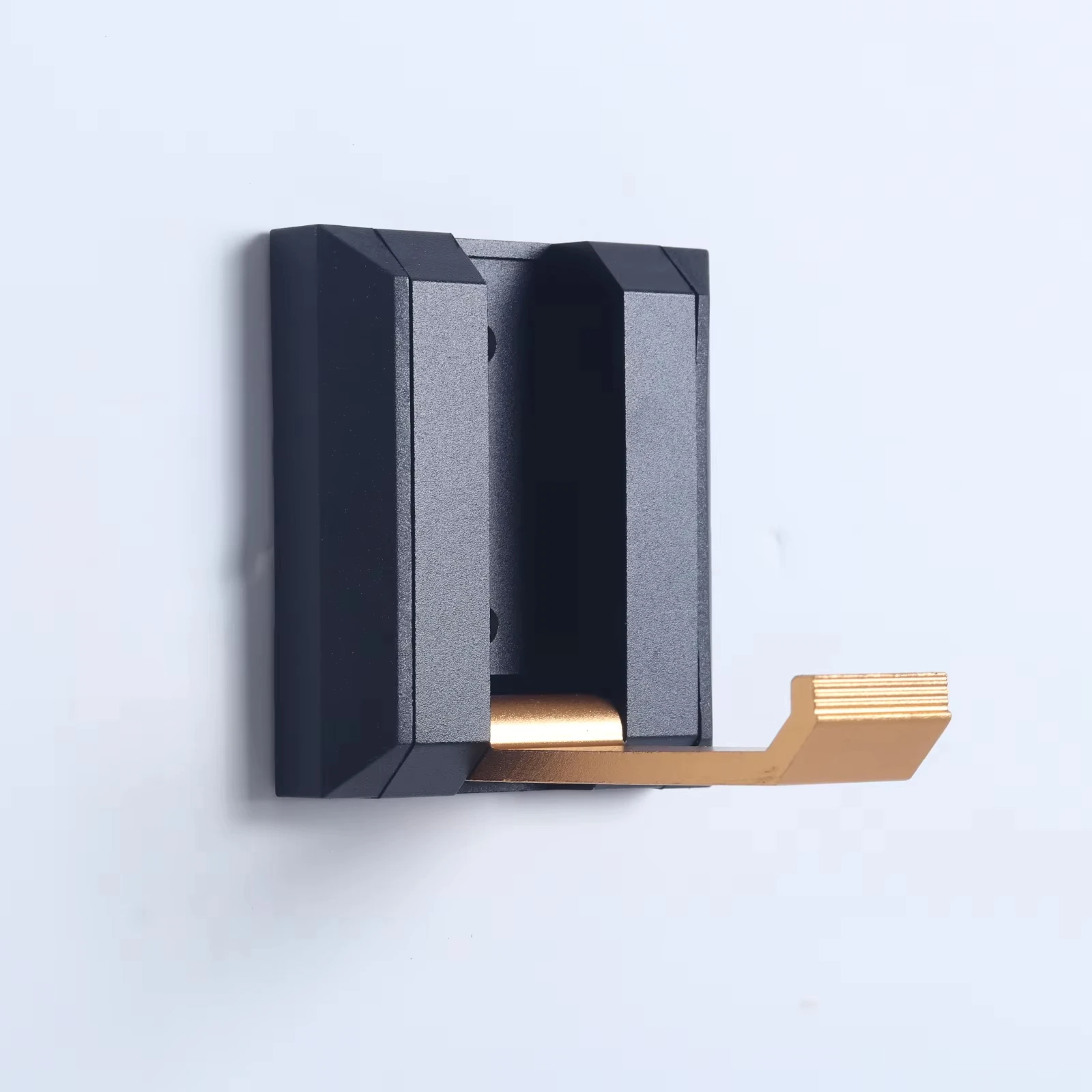 Wall Mounted Coat Rack Floating Rack with Retractable Hooks Door Wall Coat Rack Aluminum Space Saving Wall Hangers Hook Rail