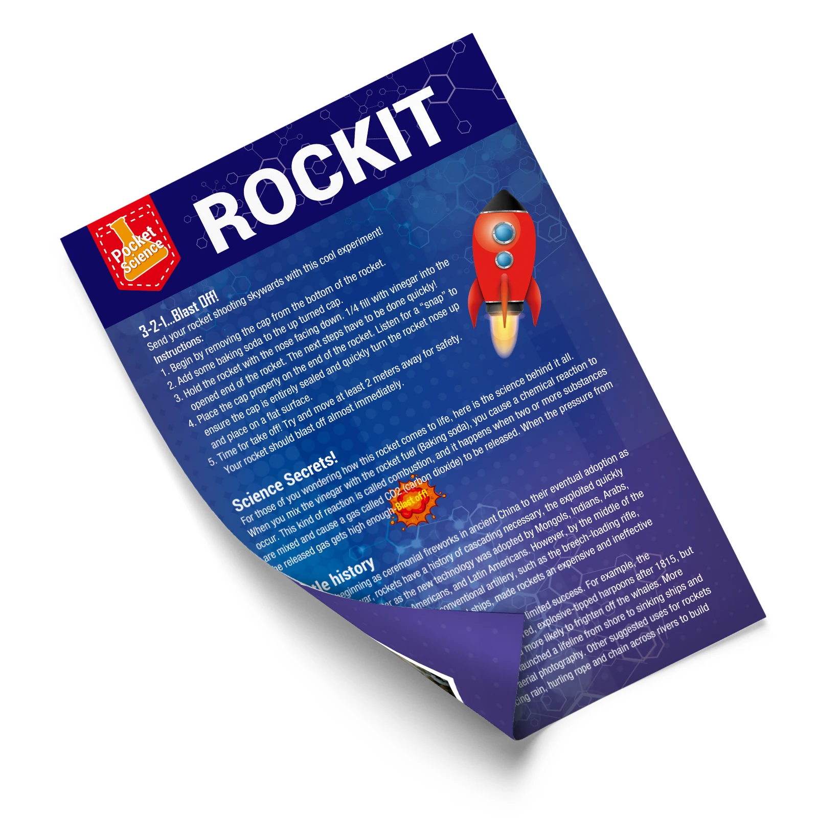 Children DIY Hand-Made toy Make Your Own Rocket Blast Party Toy for kid