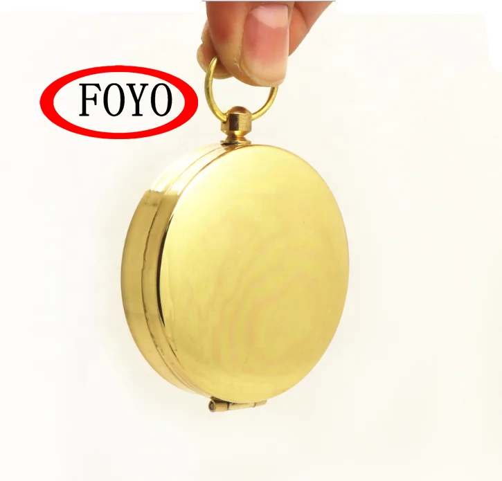  Брендовый Золотой Компас FOYO светящийся в темноте Военный компас Классический карманный для