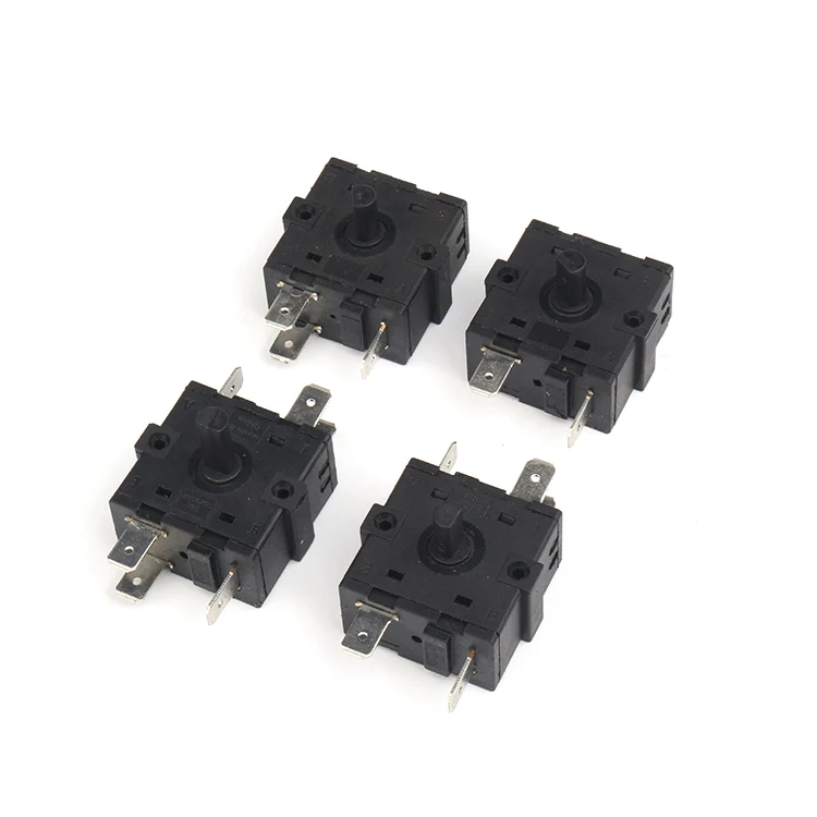 Поворотный переключатель 3 контакта/5 контактов T125 16A 125V 250V 2 4 5 6 позиций Вращающийся для вентилятора и кофемашины