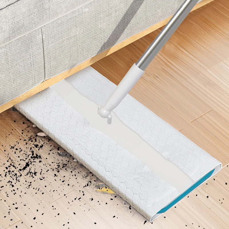 Factory direct price Household non-woven fabric disposable electrostatic dust removal mop paper kitchen bathroom cleaning cloth