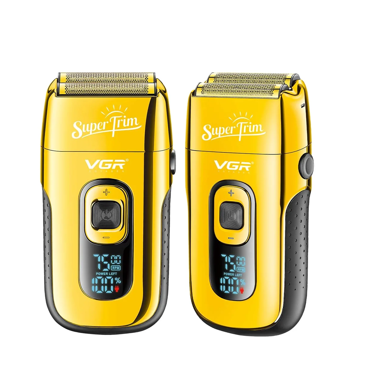 Вгр V-332 профессиональная металлическая электрическая бритва триммер перезаряжаемые беспроводные металла с двойным лезвием сеточная электробритва для мужчин
