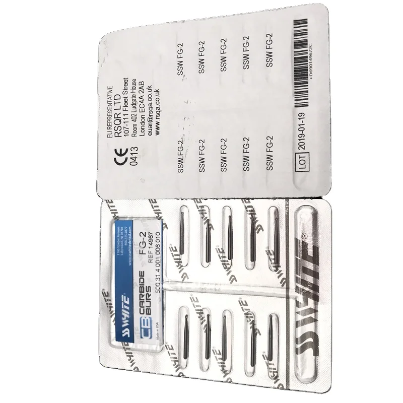 Высококачественный стоматологический Бур/оригинальные боры из белого карбида SS/Высокоскоростной Бур/FG