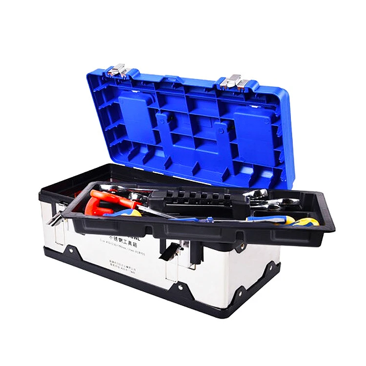 
2021 hot sale w08155 folding storage case tools Easy to use stacking tool box storage 