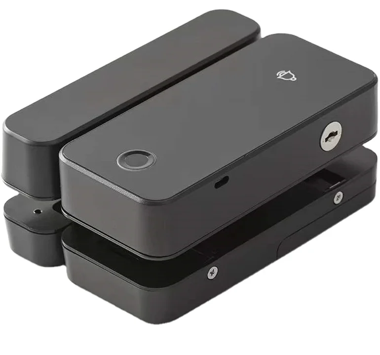 Remote control waterproof Digital Biometric for glass door lock outdoor with key