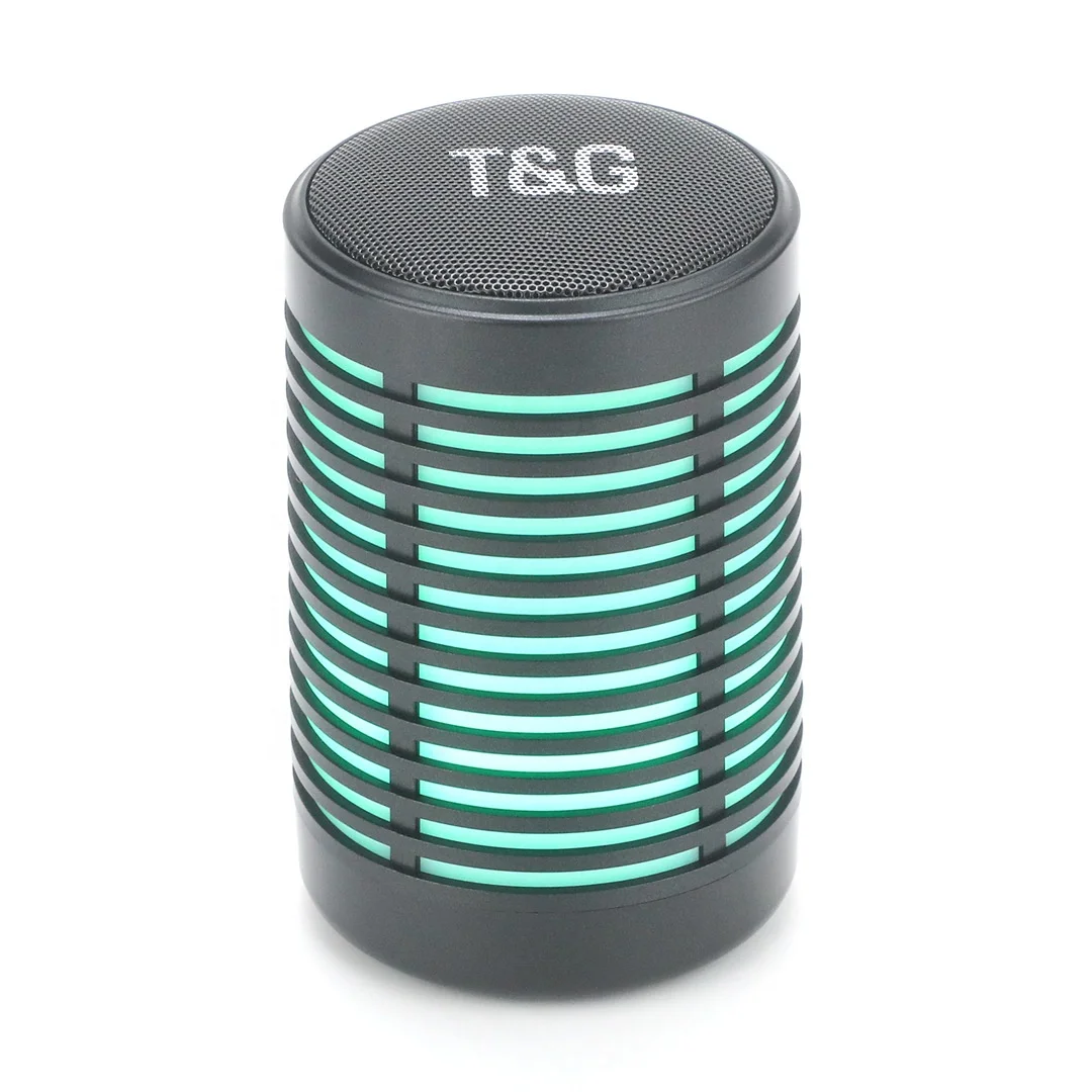 2022 новый дизайн TG371 Заводская портативная мини RGB Hifi стерео голосовой сабвуфер бас звук беспроводной динамик