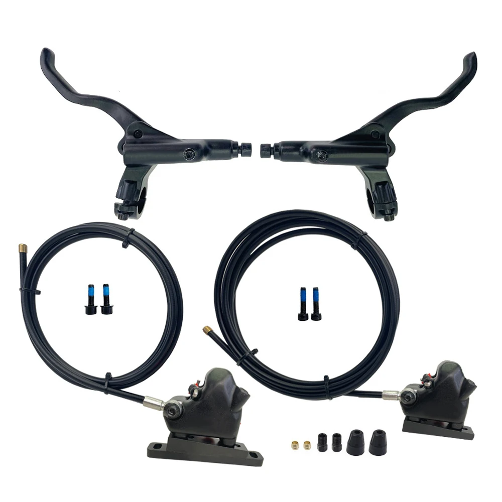 Flat Mounted Oil Brake 140mm 160mm Disc Rotor Bilateral Brake Caliper Road Bike Hydraulic Disc Brake