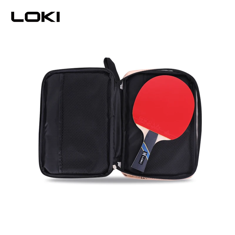 LOKI Custom Print With Logo Professional Carbon Ping Pong Bat Set Table Tennis Racket
