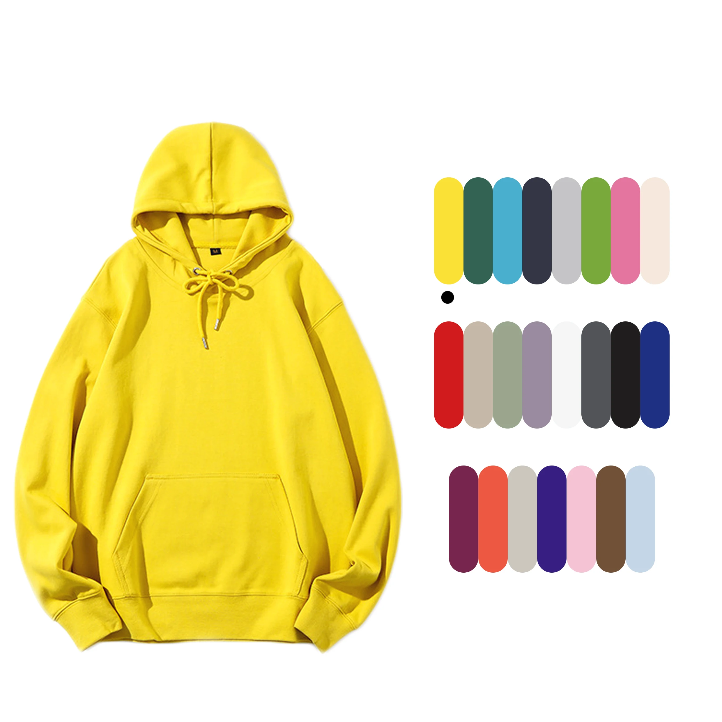 Мужская толстовка из 100% хлопка полиэстера размеры США