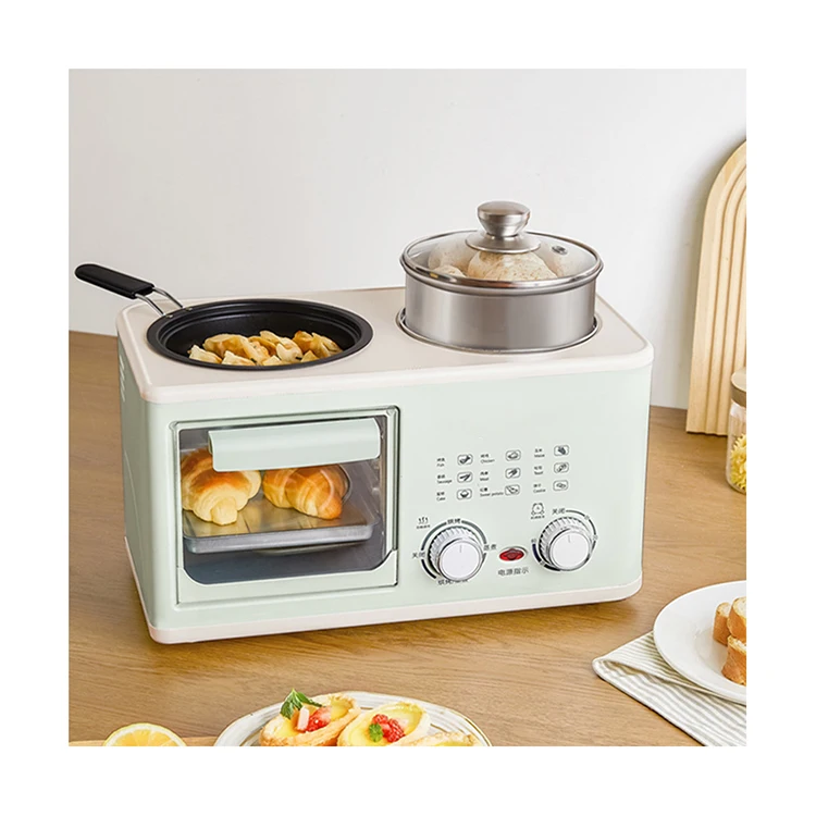 Kitchen Appliance Cooking Pot Mini Oven All In One Bread Toaster Home Machine Electric Breakfast Maker