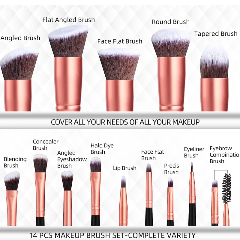 Custom Logo High Quality Make Up Brushes Wholesale Wood Fashionable Colorful Makeup Brush Set Wholesale