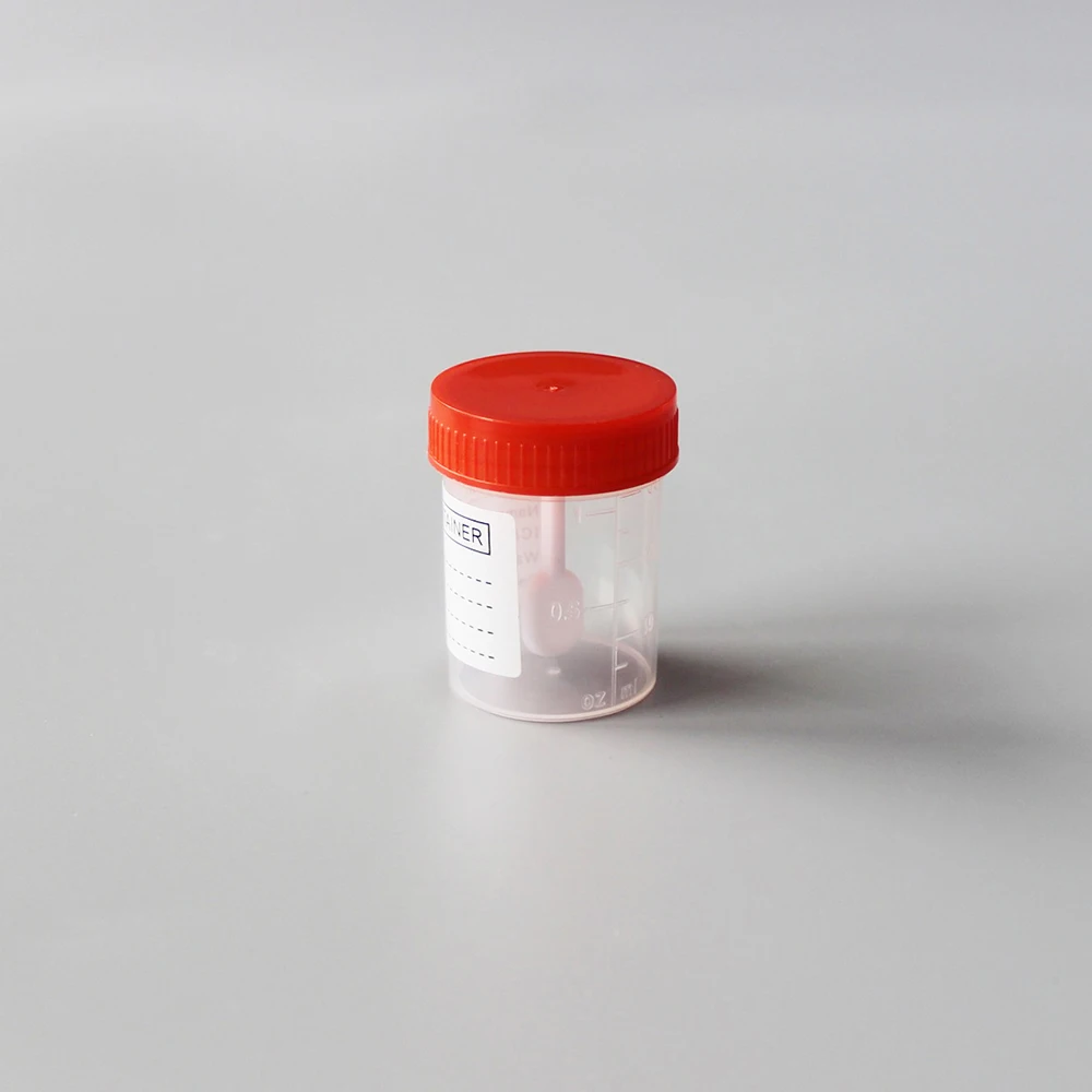 PP material Fecal Collection Stool Container Sterile Sample Specimen Bottle Cup 30ml 60ml