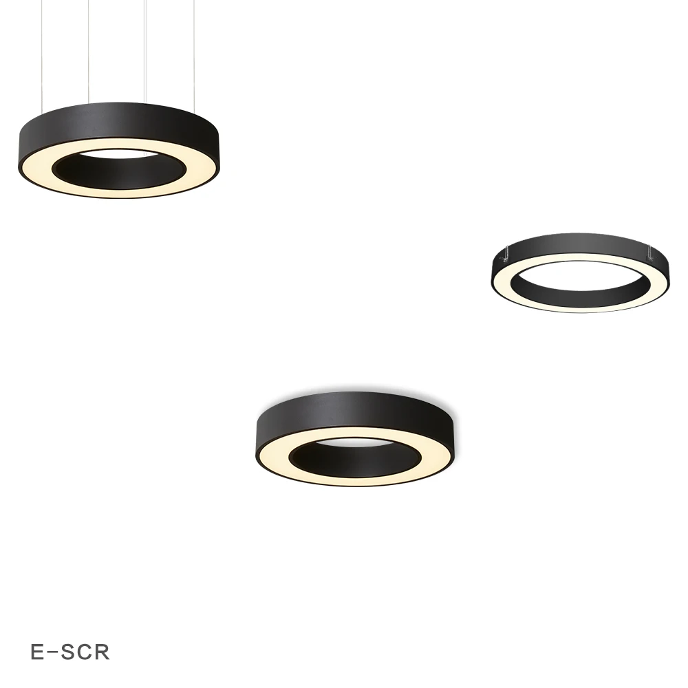 ECOJAS ETL Certification Round ceiling Indoor Decorative 30W40W50W60W72W92W office light led Library