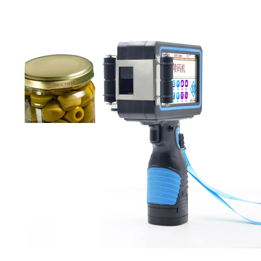 Handle Held Barcode Inkjet Batch Code Coding Machine Printer