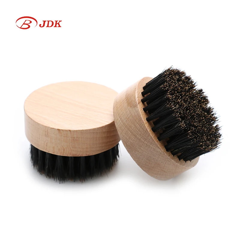 Shining Yellow Ceramic Coating Barrel Round Brush Boar Bristle Curling Hair Brush