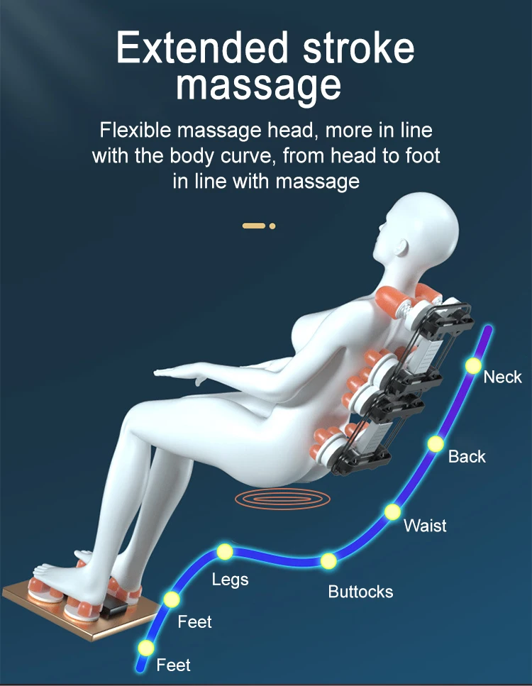 2022 Home Use Thai Massage 4D fully Automatic Full Body Massager Zero Gravity Folding Recliner 3d Zero Gravity Massage Chair