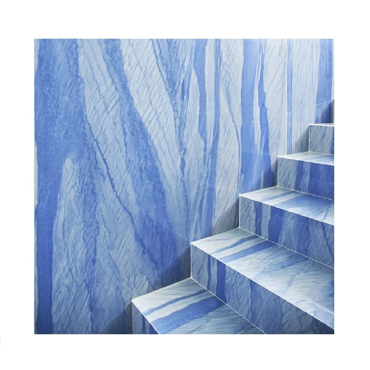 Natural Indoor Stepping DB Double Bull Nose Stair Tread Riser Copping Cut To Size Tiles Half-Space Landing Flooring Tiles