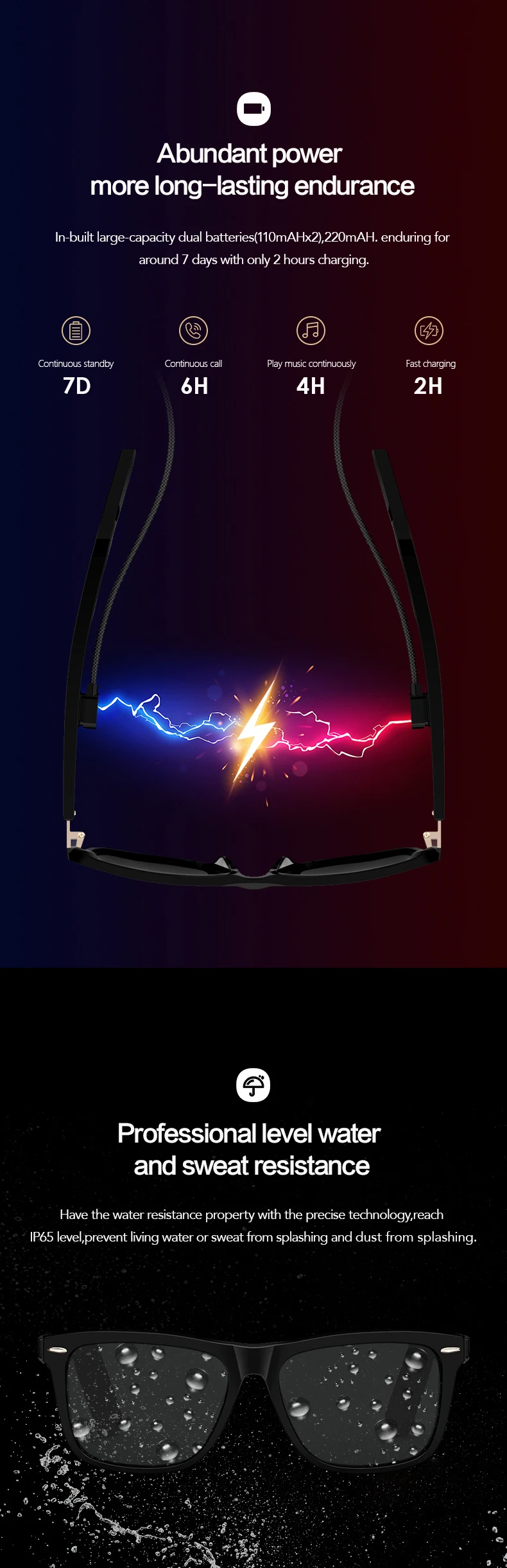 Лидер продаж 2022 многофункциональные умные очки Bluetooth подключенные к видео поляризованные солнцезащитные в реальном времени