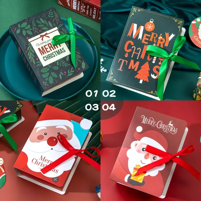 Christmas Custom Paper Box Candy Chocolate Packaging Box Paper Suitcase Gift Box Children Storage Suitcases