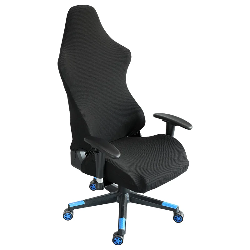 Stretch jacquard computer chair seat covers washable office elastic spandex armchair seat protector cover gaming chair covers