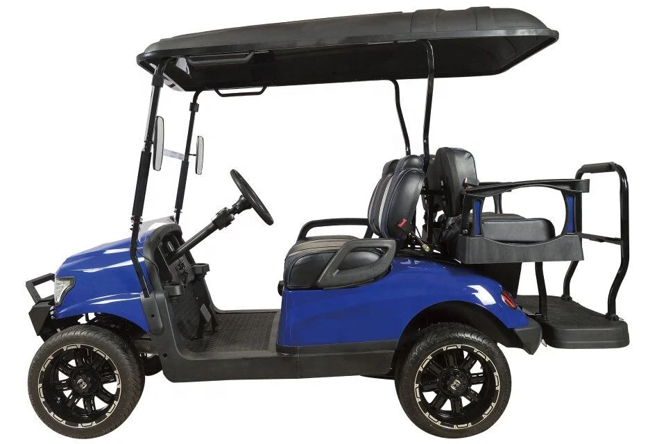 DC motor big 4 wheel golf carts with 30 degree climbing ability