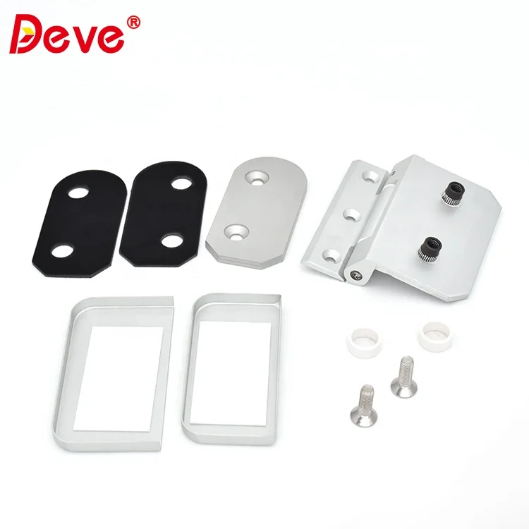 Office Glass Door Hardware Hinge Wall To Glass Hinge Aluminum Clamp