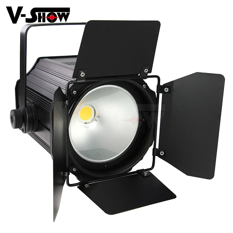 V-show 200W COB Led Studio Stage Light Warm White DMX 512 For Camera Photo Video Equipment