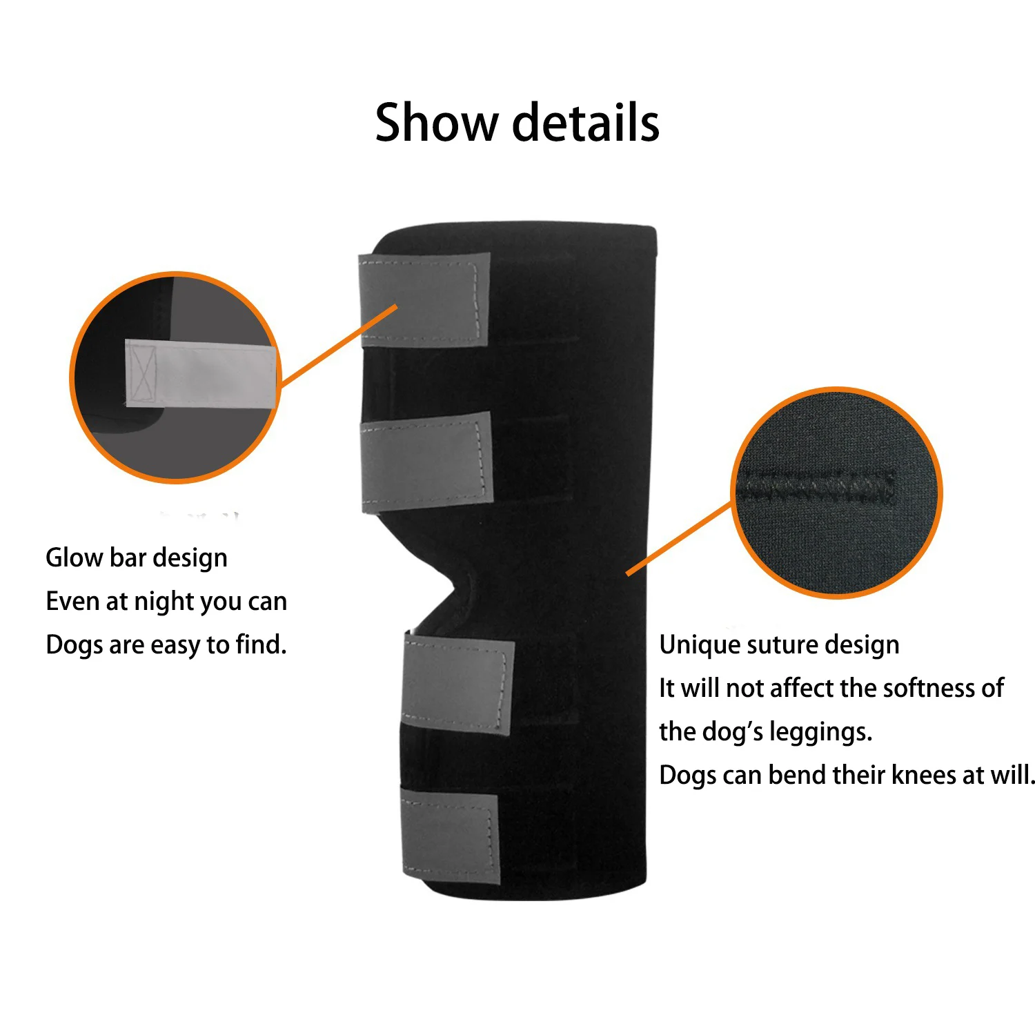 Amazon Hot Selling Customize  Recovery Protector Dog Knee Brace Orthopedic Dog Leg Brace Rear Hock