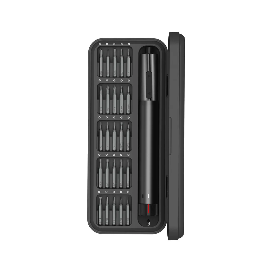 25 in 1 Mini Portable Electric Manual Screwdriver with 25pcs Magnetic Bits Pen Style Mini Electric Power Screw Driver