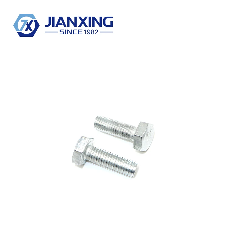 DIN933 Carbon Steel Hex Head Bolt Grade 4.8/6.8/8.8 Galvanized Zinc Plated Hexagon Bolts Screw