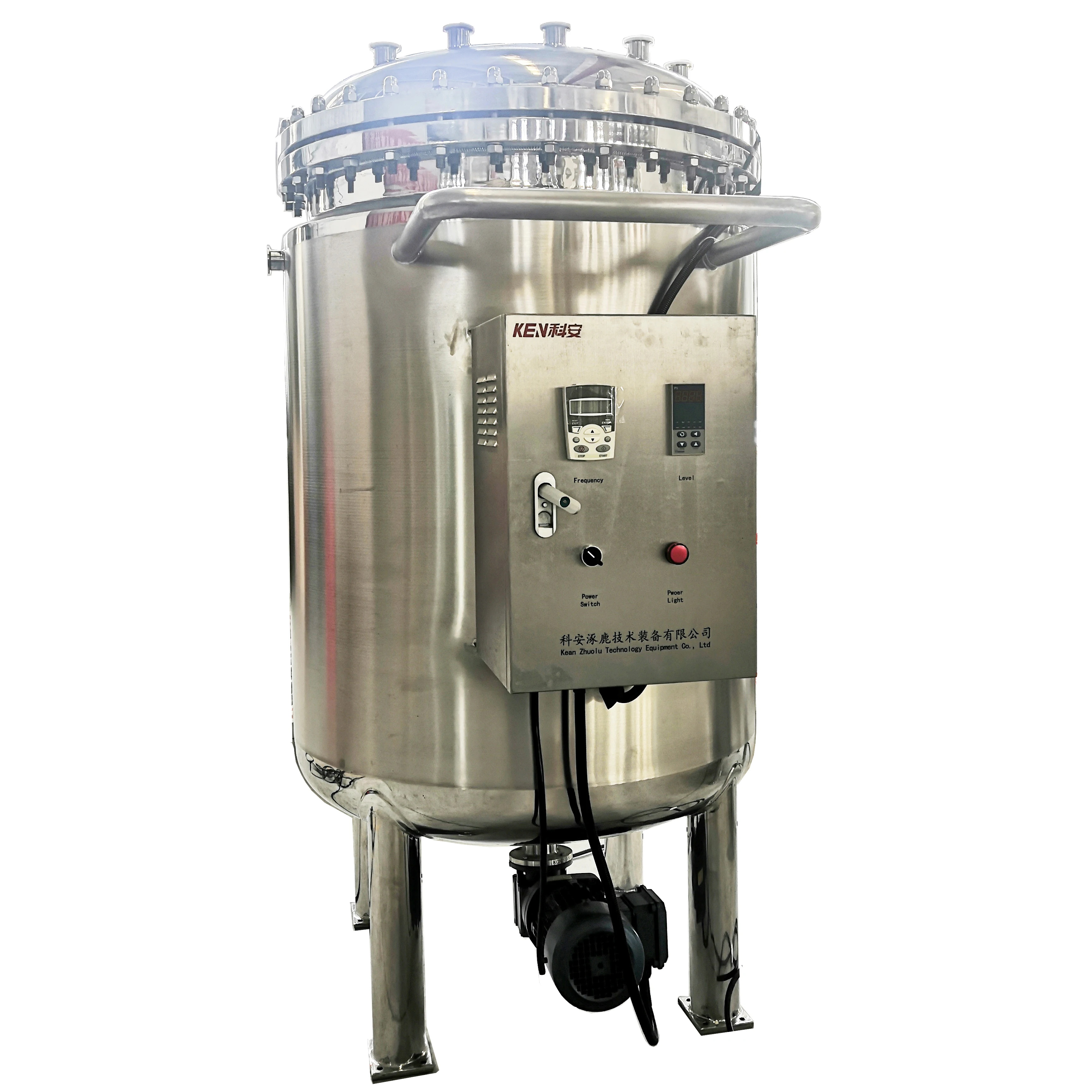 500L portable stainless steel vessel with mixer