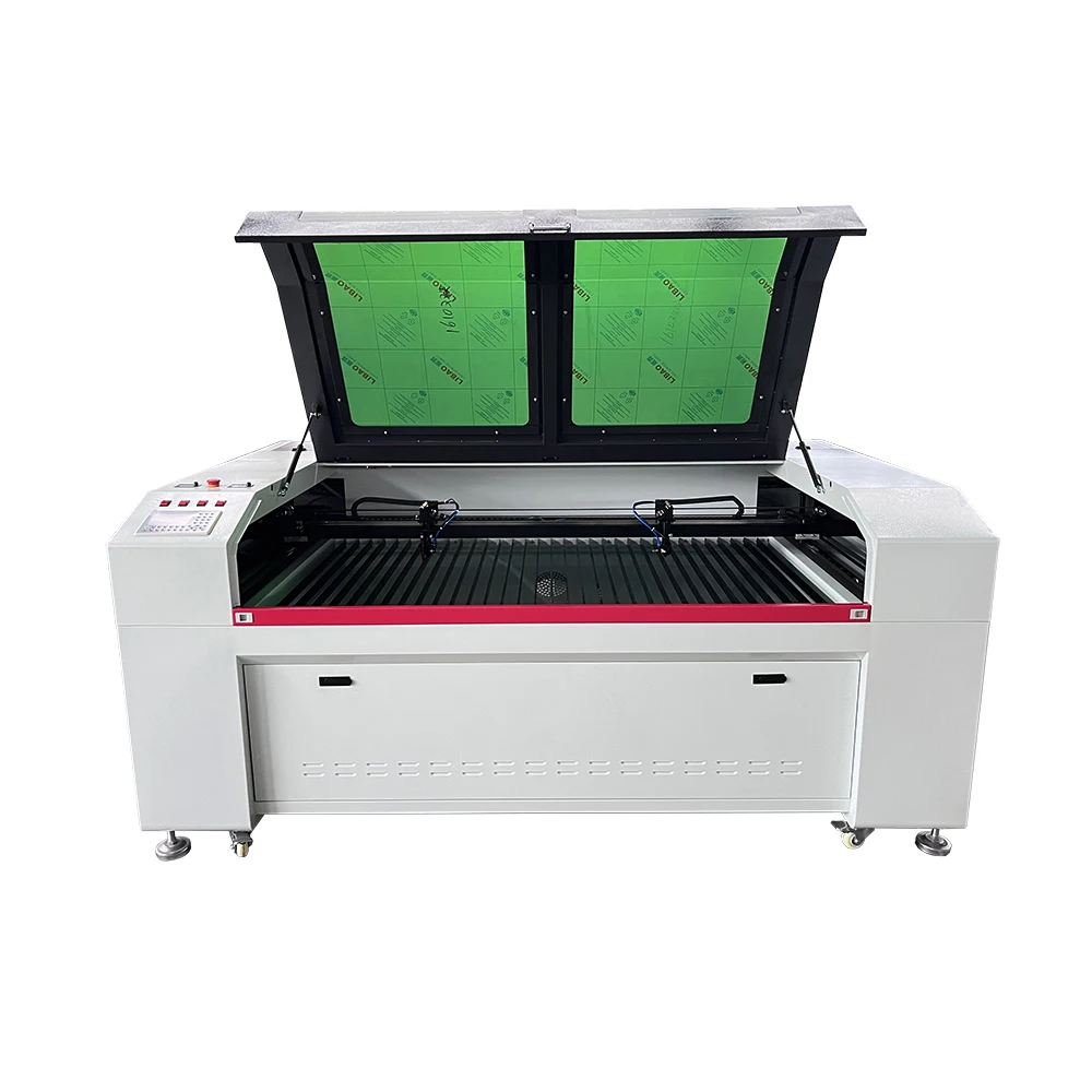 China Factory Direct Sale Best Price  1210 1410 Double Heads CO2 Laser Machine for Cutting and Engraving Acrylic Glass