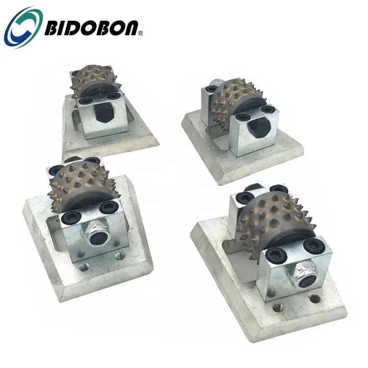 Factory Supply Diamond Bush Hammer Roller Tool Frankfurt Shape for Concrete