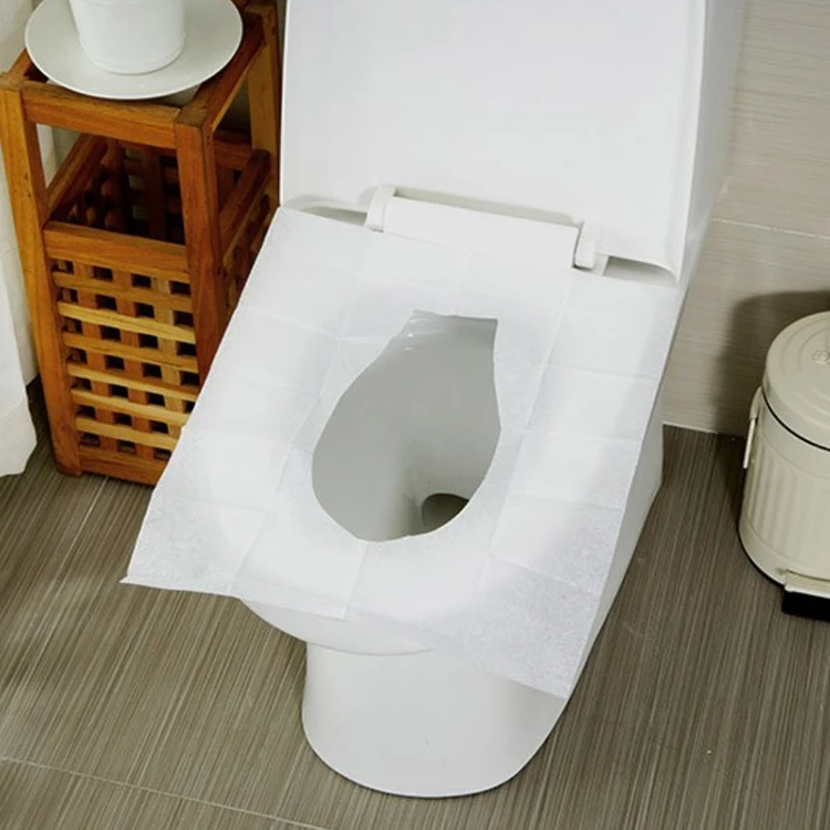 10pcs Disposable Eco-friendly soluble toilet seat paper covers