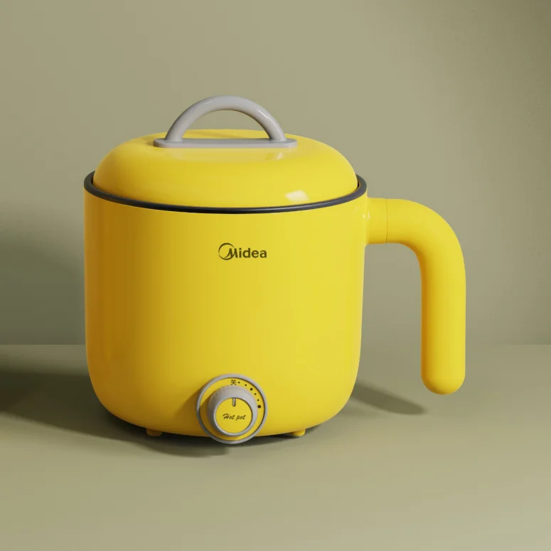 Многофункциональная Автоматическая Мини-кастрюля для рамен из нержавеющей стали, быстрая электрическая кастрюля для лапши с бесплатной стойкой