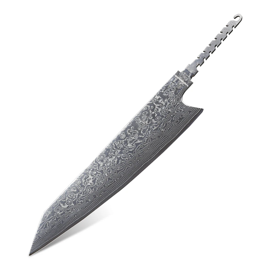 
Knife Making Kit Damascus Chef Knife Blank without LOGO 