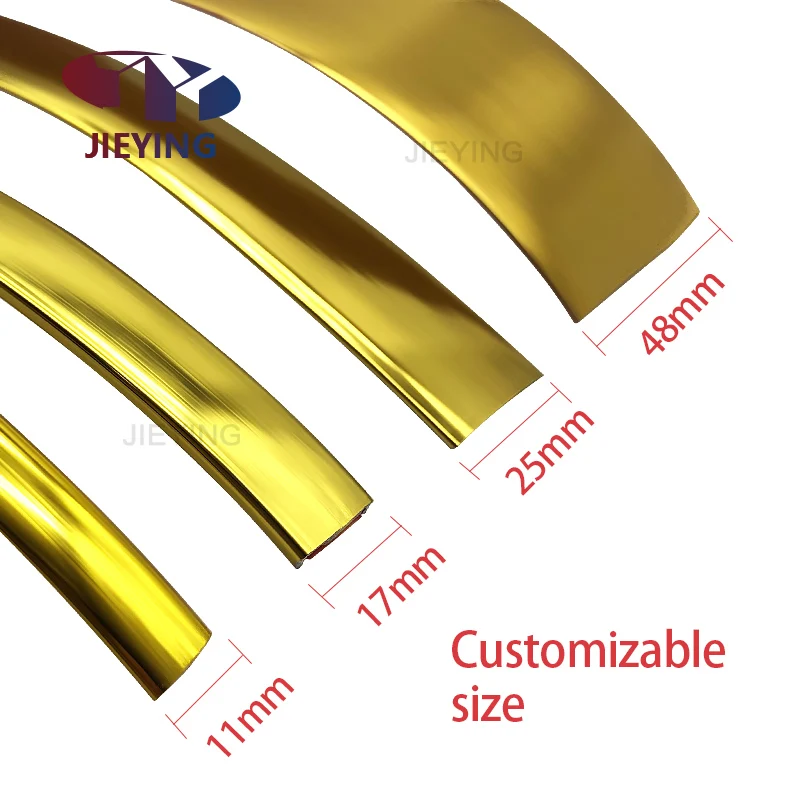 Jieying U-shaped furniture Decorative strip edge banding PVC edge banding board density board plastic wood board edge banding