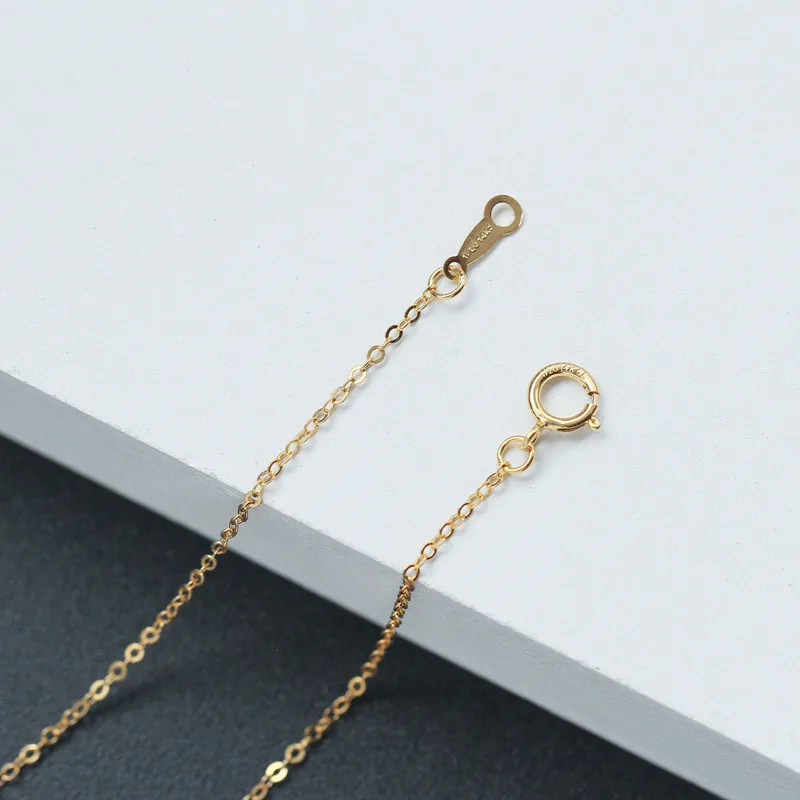 Fashion Jewelry Finished Chain Necklaces for Women 1.52mm Real 14K Gold Filled Cable Chain