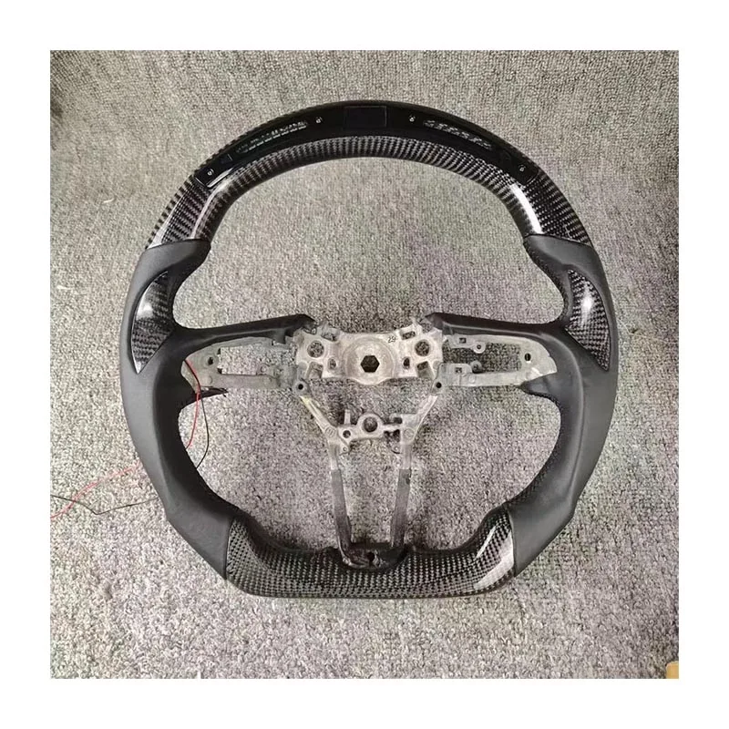 Racing custom car interior accessories carbon fiber steering wheel for Mazda 3 Mazda 6 cx5 rx8 mx5 cx9 cx30