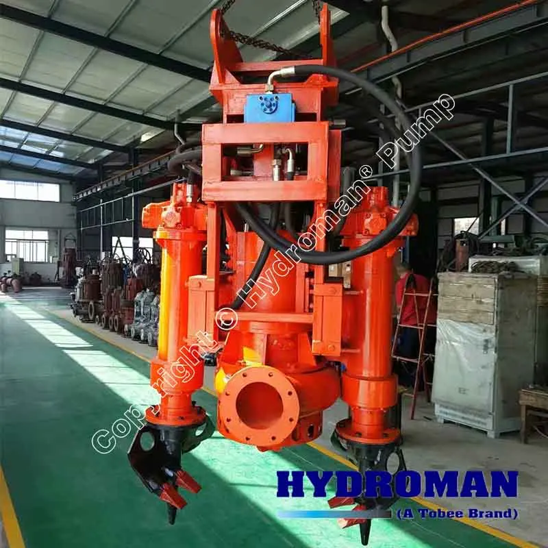 Hydroman High Head Submersible Sand Dredging Mud Pump for Heavy Duty