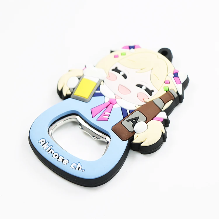 Пользовательский брелок открывалка для бутылок декоративный магнит на холодильник