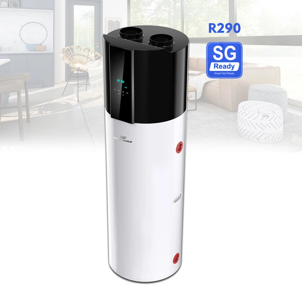 Power World air to water heat pump r290 monobloc hot tub heat pump buffer tank for heat pump