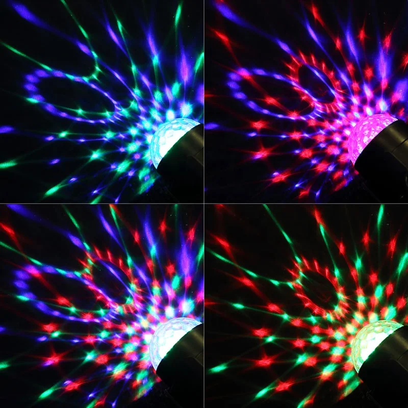 Hot Sale Party Lights Disco Strobe Light Crystal Magic Ball RGB Stage Light Cheap Price for Birthday Party Bar