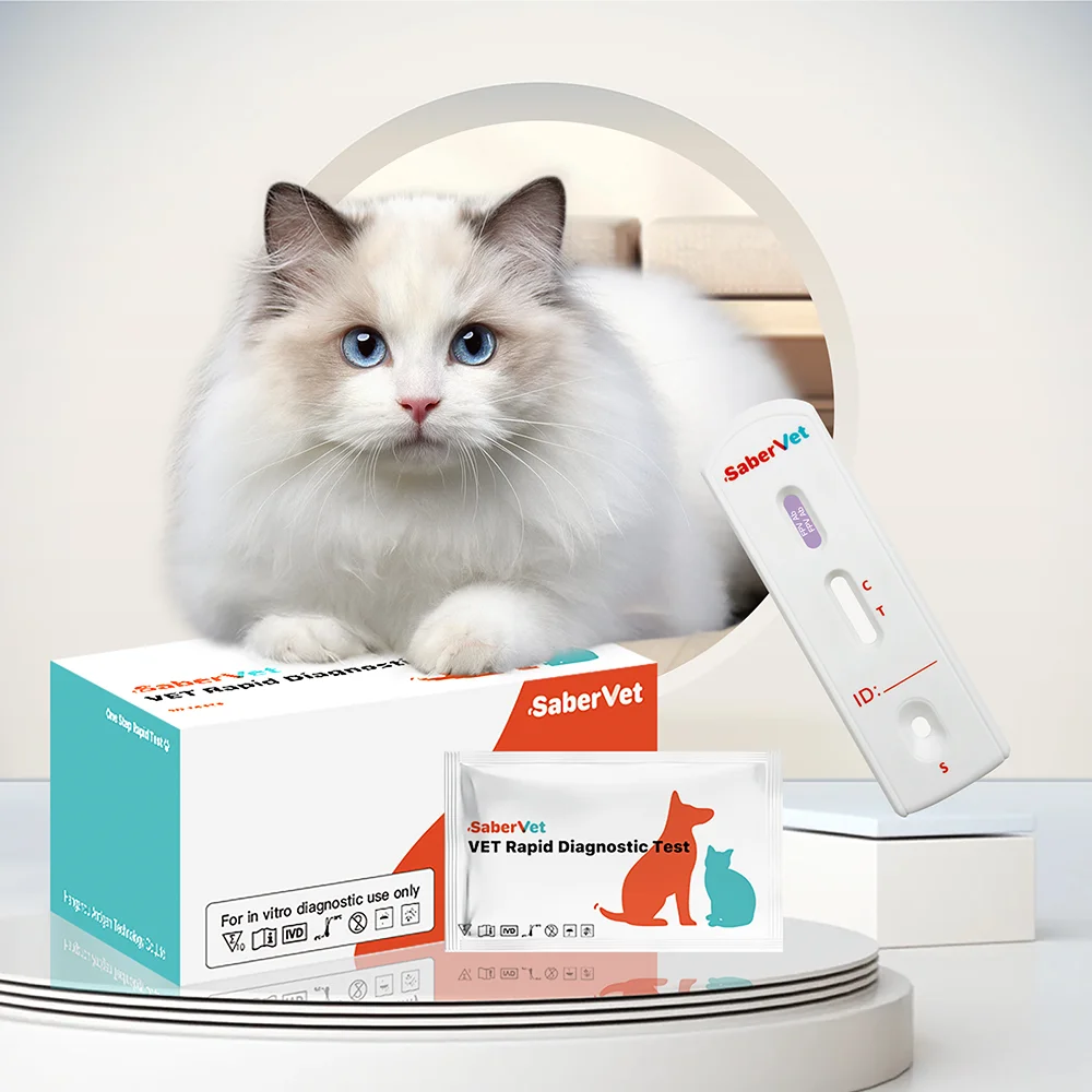 Высокочувствительный FPV Ab Feline Panleukopenia тест комплект для быстрого тестирования ветеринарное оборудование