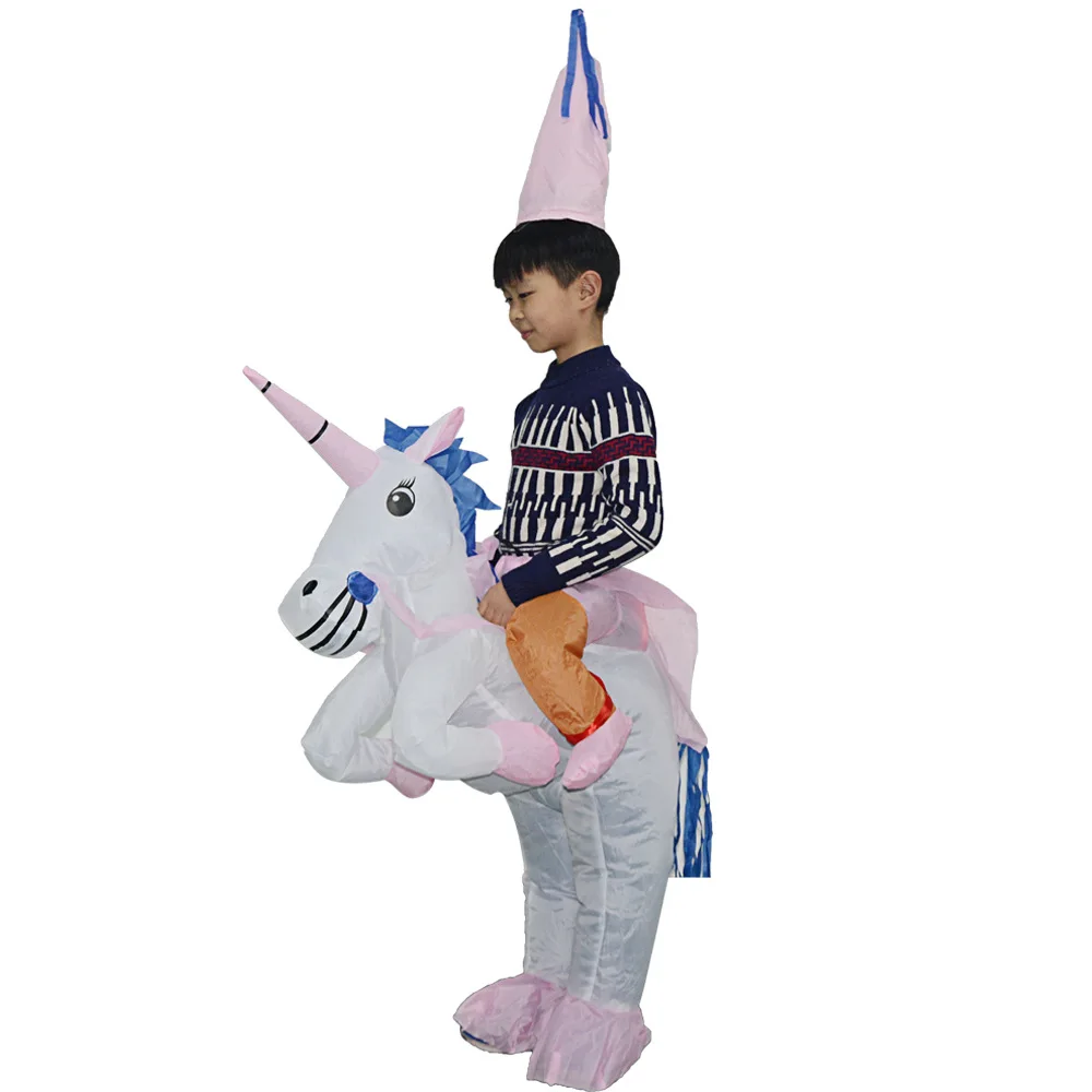  Halloween Inflatable Horse Costume Riding A Unicorn Role Play