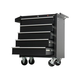 Premium Auto Repair Tool Trolley Cart TANK STORM Professional Roller Cabinet Tattoo Work Station with 5 Drawers Free Shipping