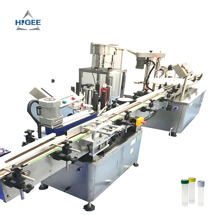 Higee полностью автоматический 10% Формалин 30 мл флакон круглая бутылка банка машина для розлива закупорки цена линии обработки